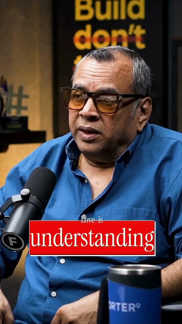 Hinglish caption love is understanding, the key word on a red box