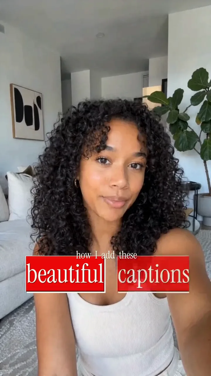 UGC hook with the caption how I add these beautiful captions, the selling words on red boxes