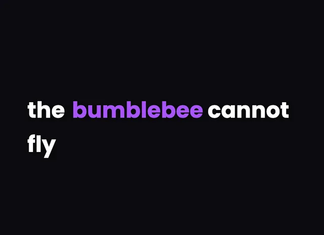 Minimal caption style with a purple highlighted word